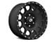 RTX Offroad Wheels Baja Satin Black with Milled Rivets 6-Lug Wheel; 18x9; 10mm Offset (04-15 Titan)