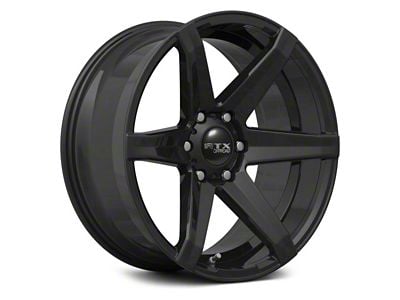 RTX Offroad Wheels Beast Gloss Black 6-Lug Wheel; 20x9.5; 10mm Offset (04-15 Titan)