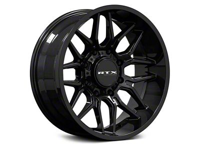 RTX Offroad Wheels Claw Gloss Black 6-Lug Wheel; 18x9; -12mm Offset (04-15 Titan)