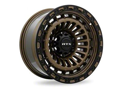 RTX Offroad Wheels Moab Bronze with Satin Black Lip 6-Lug Wheel; 18x9; 0mm Offset (04-15 Titan)