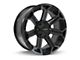 RTX Offroad Wheels Peak Black Machined Gray 6-Lug Wheel; 20x10; -18mm Offset (04-15 Titan)