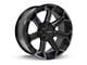 RTX Offroad Wheels Peak Black Machined Gray 6-Lug Wheel; 20x9; 0mm Offset (04-15 Titan)