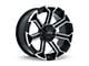 RTX Offroad Wheels Peak Gloss Black Machined 6-Lug Wheel; 18x9; 0mm Offset (04-15 Titan)