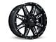 RTX Offroad Wheels Ravine Black Milled 6-Lug Wheel; 18x9; 10mm Offset (04-15 Titan)