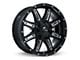 RTX Offroad Wheels Ravine Black Milled 6-Lug Wheel; 20x9; 10mm Offset (04-15 Titan)