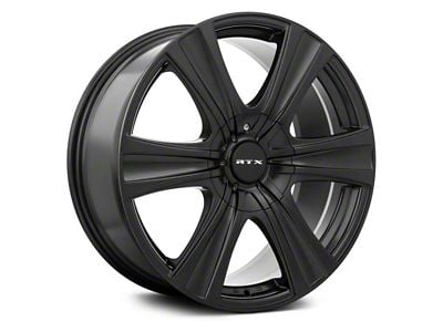 RTX Offroad Wheels Aspen Satin Black 6-Lug Wheel; 17x8; 10mm Offset (05-15 Tacoma)