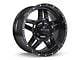 RTX Offroad Wheels Mesa Satin Black 6-Lug Wheel; 17x9; 10mm Offset (05-15 Tacoma)