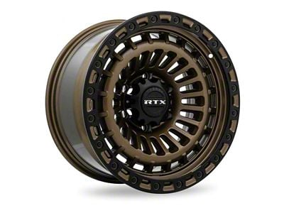 RTX Offroad Wheels Moab Bronze with Satin Black Lip 6-Lug Wheel; 18x9; 0mm Offset (05-15 Tacoma)