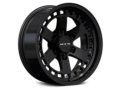 RTX Offroad Wheels Ozark Satin Black 6-Lug Wheel; 17x9; 0mm Offset (05-15 Tacoma)