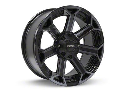 RTX Offroad Wheels Peak Black Machined Gray 6-Lug Wheel; 20x9; 0mm Offset (05-15 Tacoma)