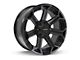 RTX Offroad Wheels Peak Black Machined Gray 6-Lug Wheel; 20x9; 0mm Offset (05-15 Tacoma)