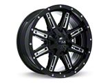 RTX Offroad Wheels Ravine Black Milled 6-Lug Wheel; 18x9; 10mm Offset (05-15 Tacoma)