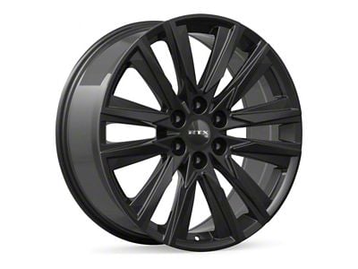 RTX Offroad Wheels GM-01 Gloss Black 6-Lug Wheel; 20x9; 25mm Offset (10-24 4Runner)