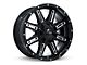 RTX Offroad Wheels Ravine Black Milled 6-Lug Wheel; 18x9; 10mm Offset (10-24 4Runner)