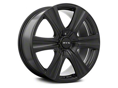 RTX Offroad Wheels Aspen Satin Black 6-Lug Wheel; 17x8; 10mm Offset (2024 Tacoma)