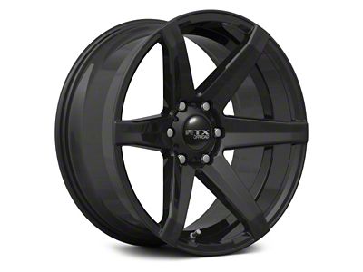 RTX Offroad Wheels Beast Gloss Black 6-Lug Wheel; 20x9.5; 10mm Offset (2024 Tacoma)