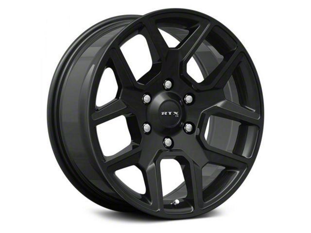 RTX Offroad Wheels Dallas Satin Black 6-Lug Wheel; 20x9; 18mm Offset (2024 Tacoma)