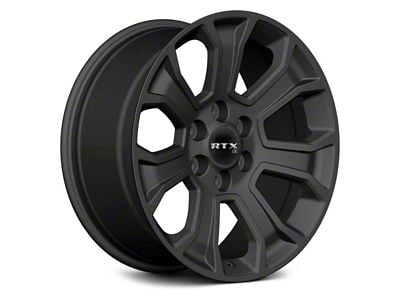 RTX Offroad Wheels Novi Satin Black 6-Lug Wheel; 20x9; 30mm Offset (2024 Tacoma)