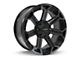 RTX Offroad Wheels Peak Black Machined Gray 6-Lug Wheel; 20x10; -18mm Offset (2024 Tacoma)