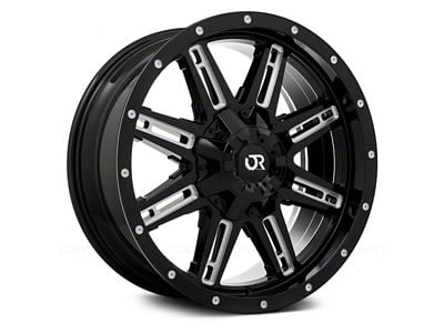 RTX Offroad Wheels Ravine Black Milled 6-Lug Wheel; 17x8; 10mm Offset (2024 Tacoma)