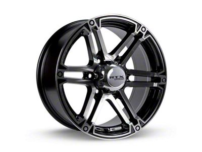 RTX Offroad Wheels Slate Black Machined 6-Lug Wheel; 17x8; 25mm Offset (2024 Tacoma)