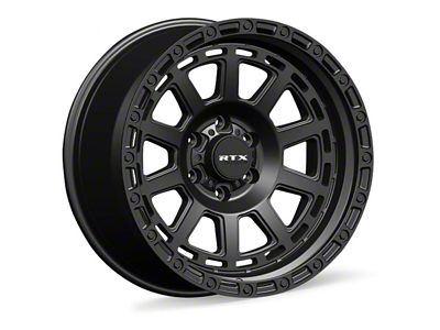 RTX Offroad Wheels Titan Satin Black 6-Lug Wheel; 18x9; 0mm Offset (2024 Tacoma)