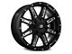 RTX Offroad Wheels Ravine Black Milled 6-Lug Wheel; 17x8; 10mm Offset (03-09 4Runner)