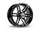 RTX Offroad Wheels Slate Black Machined 6-Lug Wheel; 17x8; 25mm Offset (03-09 4Runner)