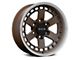 RTX Offroad Wheels Ozark Satin Bronze Machined Lip 6-Lug Wheel; 18x9; 0mm Offset (22-24 Bronco Raptor)