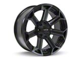 RTX Offroad Wheels Peak Black Machined Gray 6-Lug Wheel; 20x10; -18mm Offset (22-25 Bronco Raptor)