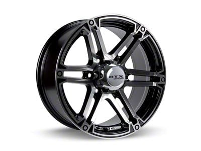 RTX Offroad Wheels Slate Black Machined 6-Lug Wheel; 17x8; 25mm Offset (22-24 Bronco Raptor)