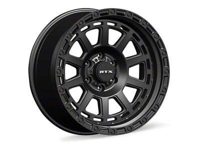 RTX Offroad Wheels Titan Satin Black 6-Lug Wheel; 20x9; 0mm Offset (21-25 Bronco, Excluding Raptor)