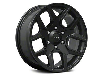 RTX Offroad Wheels Dallas Satin Black 6-Lug Wheel; 18x8; 18mm Offset (16-23 Tacoma)