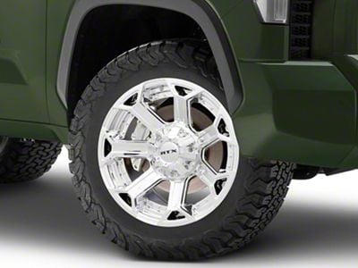 RTX Offroad Wheels Peak Chrome 6-Lug Wheel; 20x9; 0mm Offset (22-24 Tundra)