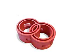 RubberShox DuraTPE Series Front-Rear Coil Spring Buffer Cushion; Red (Universal; Some Adaptation May Be Required)