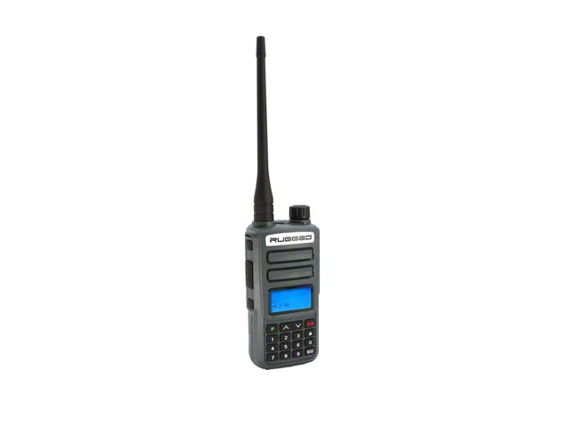 Rugged Radios GMR2 Plus GMRS and FRS Two-Way Handheld Radio; Grey