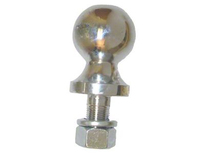 Rugged Ridge 2-Inch Trailer Hitch Ball; Chrome