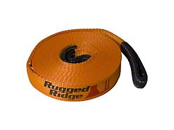 Rugged Ridge 2-Inch x 30-Foot Recovery Strap; 20,000 lb.