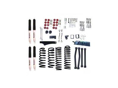 Rugged Ridge 4-Inch Suspension Lift Kit with ORV Shocks (07-18 Jeep Wrangler JK)