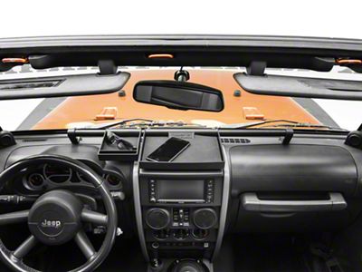 Rugged Ridge Interior Roll Bar Storage Kit; Black (07-10 Jeep Wrangler JK)