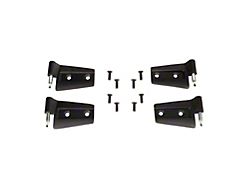 Rugged Ridge Door Hinges; Black (07-18 Jeep Wrangler JK 2-Door)