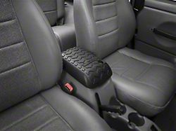 Rugged Ridge Center Console Armrest Cover; Black (97-01 Jeep Wrangler TJ)