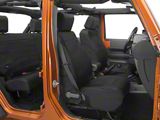 Rugged Ridge Elite Ballistic Seat Covers; Black (07-10 Jeep Wrangler JK)