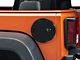 Rugged Ridge Locking Fuel Door Cover; Black Aluminum (07-18 Jeep Wrangler JK)