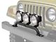 Rugged Ridge 5-Inch Round HID Off-Road Fog Lights with Front Bumper Light Bar (97-06 Jeep Wrangler TJ)