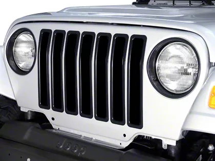 Rugged Ridge Jeep Wrangler Black Plastic Grille Insert Kit 11306.03 (97 ...