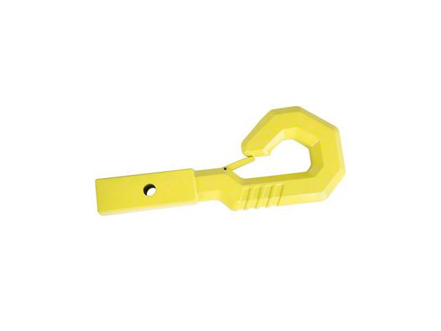 Rugged Ridge 2-Inch Receiver Hitch Giga Hook; Yellow (Universal; Some Adaptation May Be Required)