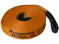 Rugged Ridge 2-Inch x 30-Foot Recovery Strap; 20,000 lb. 