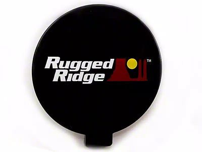 Rugged Ridge 6-Inch Off-Road Light Cover; Black