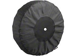 Rugged Ridge Spare Tire Cover; Black; 30 to 32-Inch Tire Cover (21-24 Bronco)